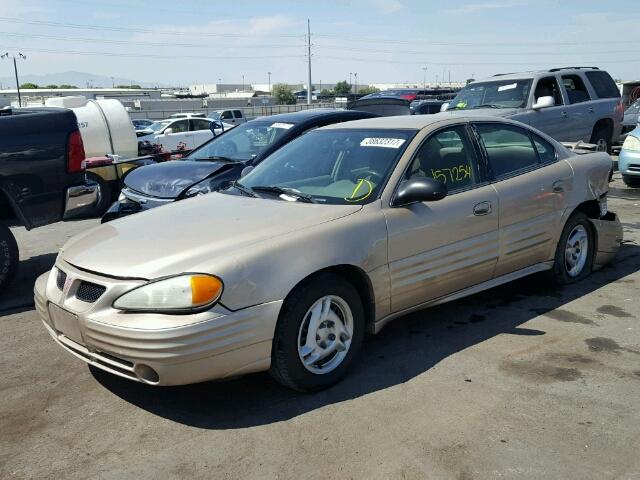 1G2NF52F92C235697 - 2002 PONTIAC GRAND AM S GOLD photo 2