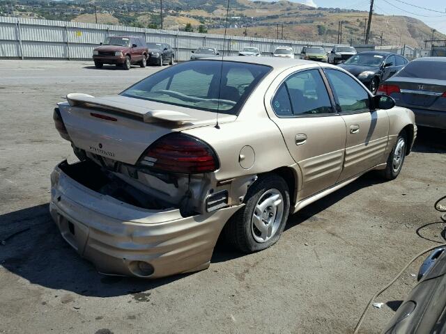 1G2NF52F92C235697 - 2002 PONTIAC GRAND AM S GOLD photo 4