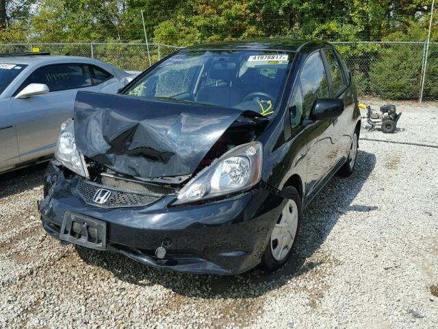 JHMGE8H33DC067224 - 2013 HONDA FIT BLACK photo 2