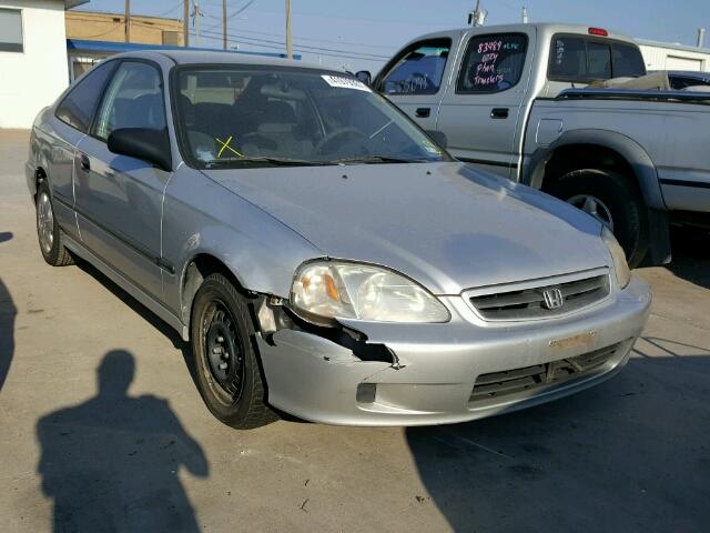 1HGEJ6221YL081638 - 2000 HONDA CIVIC DX SILVER photo 1