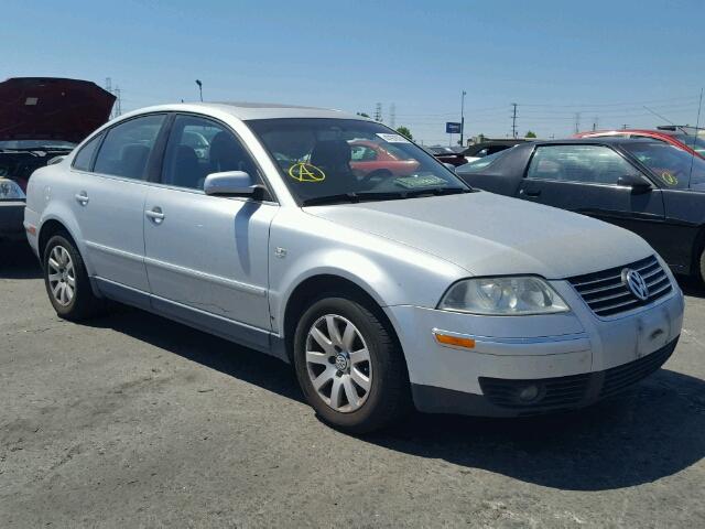 WVWPD63B43P345353 - 2003 VOLKSWAGEN PASSAT GLS SILVER photo 1