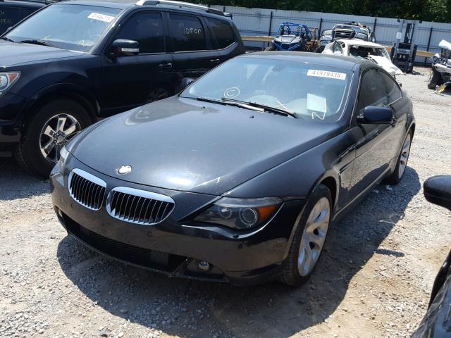 WBAEH73435B869268 - 2005 BMW 645 CI AUT BLACK photo 2