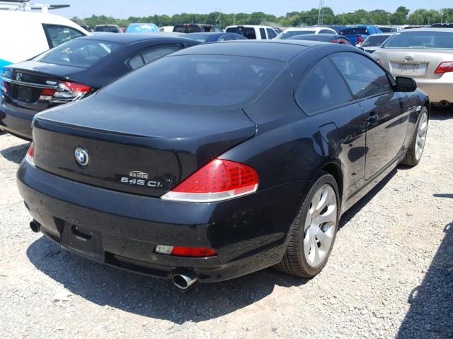 WBAEH73435B869268 - 2005 BMW 645 CI AUT BLACK photo 4