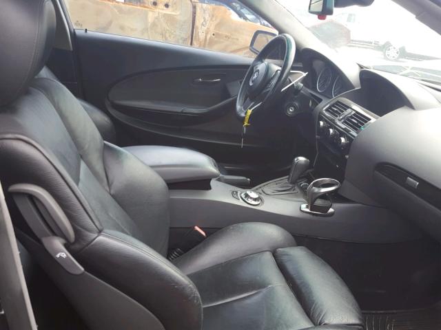 WBAEH73435B869268 - 2005 BMW 645 CI AUT BLACK photo 5