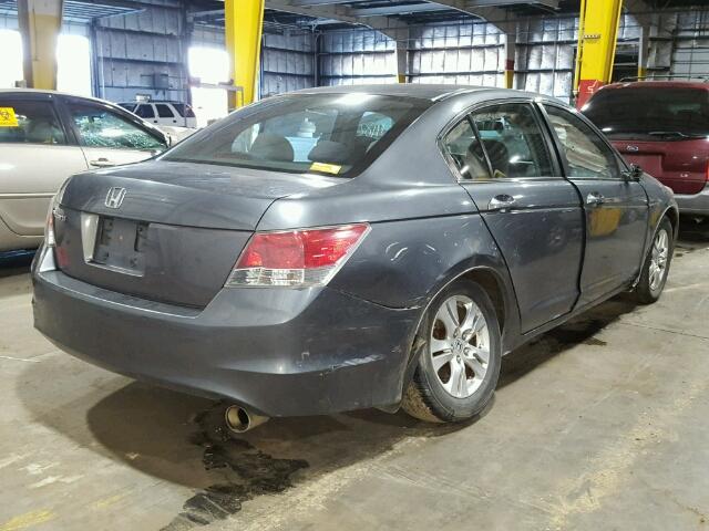 1HGCP26458A049474 - 2008 HONDA ACCORD LXP GRAY photo 4