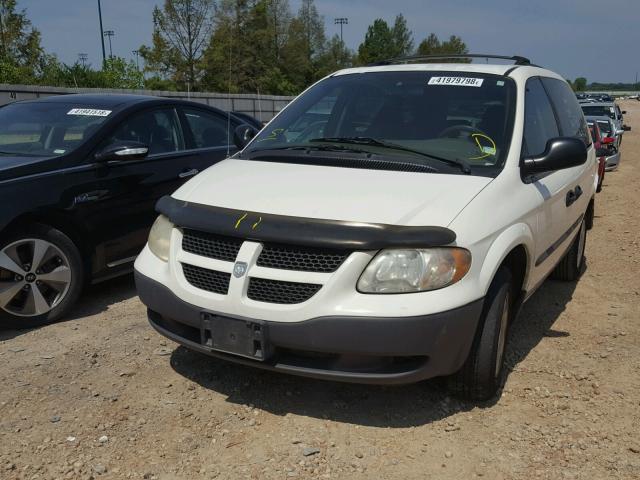 1D4GP25353B123054 - 2003 DODGE CARAVAN SE WHITE photo 2