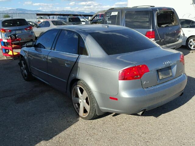 WAUAF78E36A295154 - 2006 AUDI A4 2 SILVER photo 3