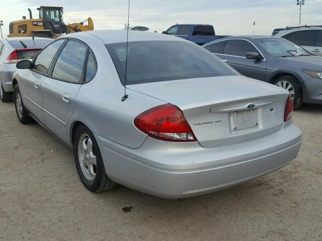 1FAFP53U45A263763 - 2005 FORD TAURUS SE SILVER photo 3