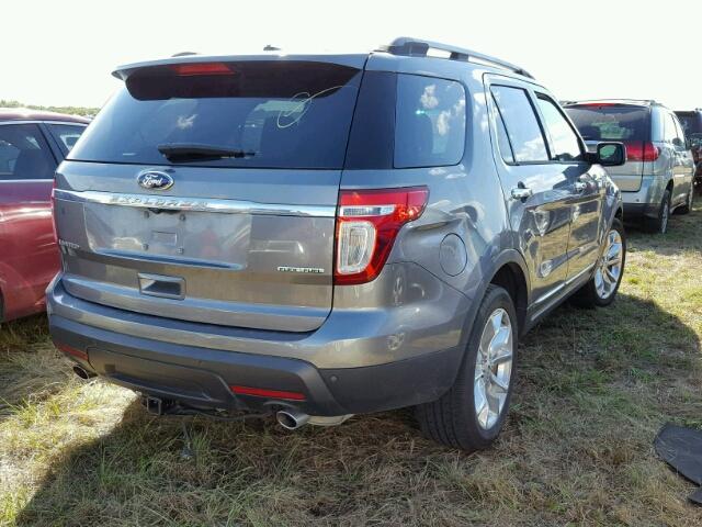 1FM5K7F80DGB26308 - 2013 FORD EXPLORER GRAY photo 4