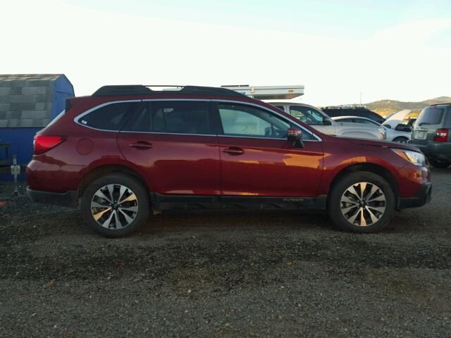 4S4BSAKC9H3414741 - 2017 SUBARU OUTBACK 2. RED photo 9