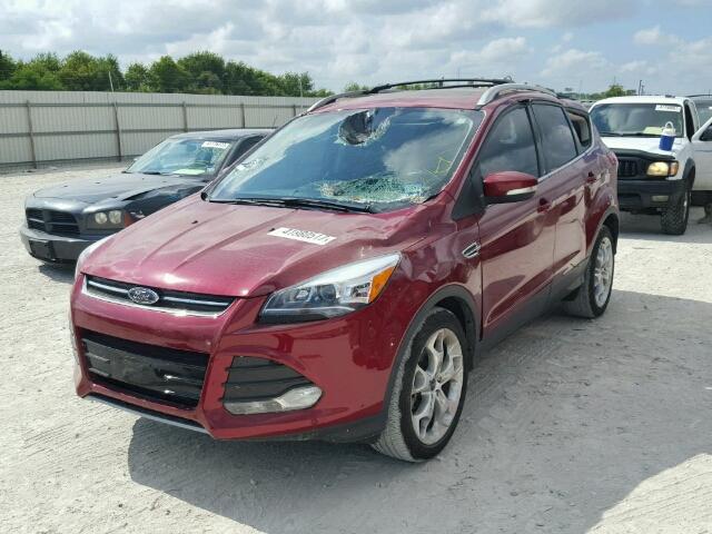 1FMCU0J97DUB54567 - 2013 FORD ESCAPE RED photo 2