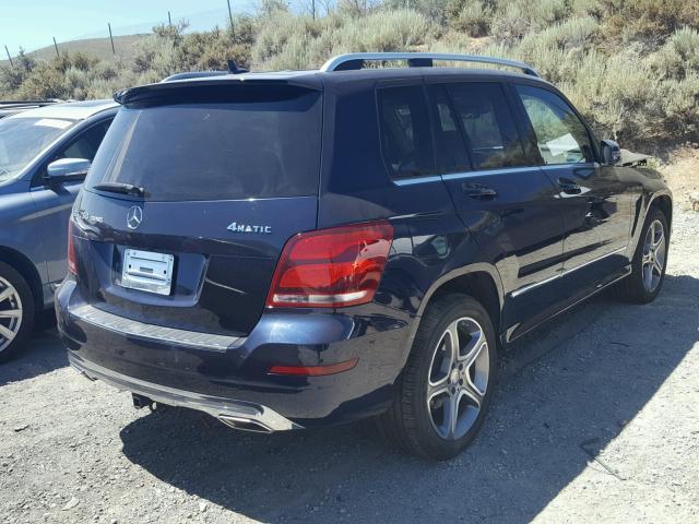 WDCGG0EB0EG224091 - 2014 MERCEDES-BENZ GLK 250 BL BLUE photo 4