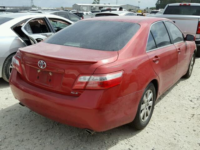 4T1BK46K79U082586 - 2009 TOYOTA CAMRY SE MAROON photo 4