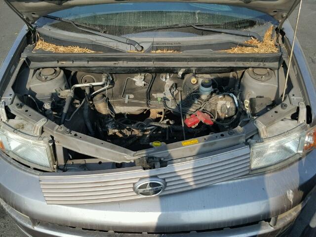 JTLKT324240158075 - 2004 TOYOTA SCION XB Gris foto 7