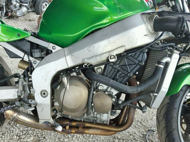 JKAZX4J152A052409 - 2002 KAWASAKI ZX600 J1 GREEN photo 7