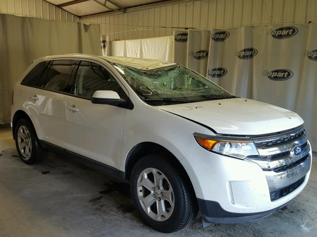 2FMDK3JC5DBE38843 - 2013 FORD EDGE WHITE photo 1