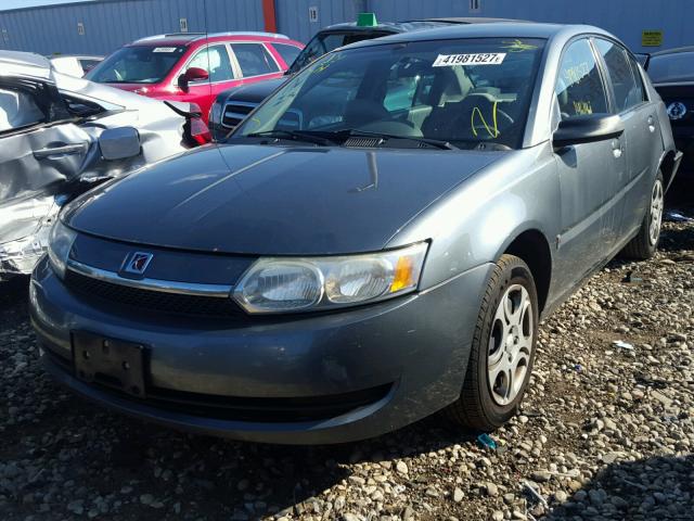 1G8AJ52F84Z168092 - 2004 SATURN ION LEVEL GRAY photo 2