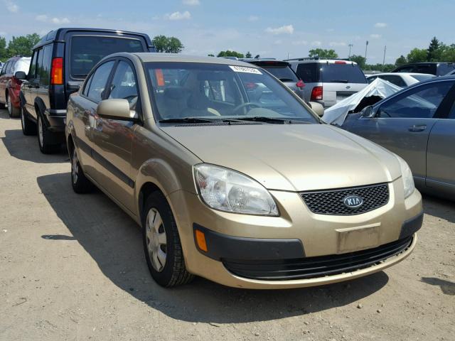 KNADE123776243003 - 2007 KIA RIO BASE TAN photo 1