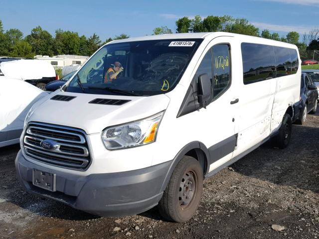 1FBZX2ZM3FKA37582 - 2015 FORD TRANSIT T- WHITE photo 2