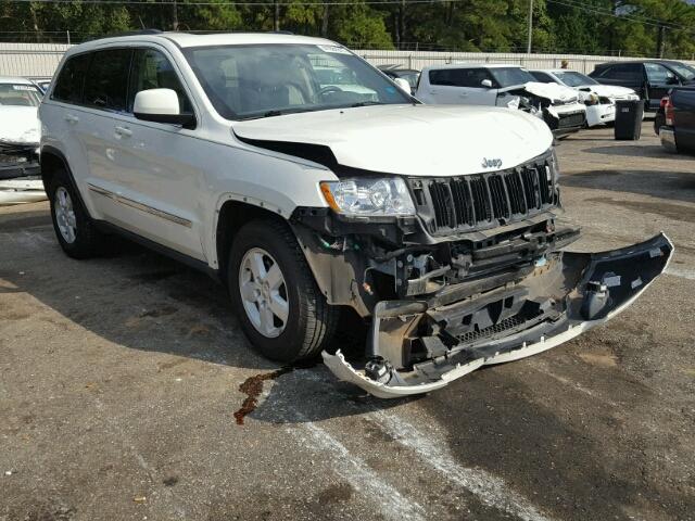 1C4RJEAG5CC229452 - 2012 JEEP GRAND CHER WHITE photo 1