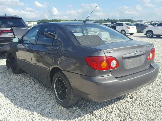 2T1BR32E73C135351 - 2003 TOYOTA COROLLA CE GRAY photo 3