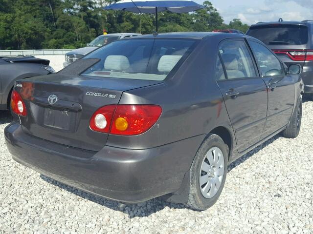 2T1BR32E73C135351 - 2003 TOYOTA COROLLA CE GRAY photo 4