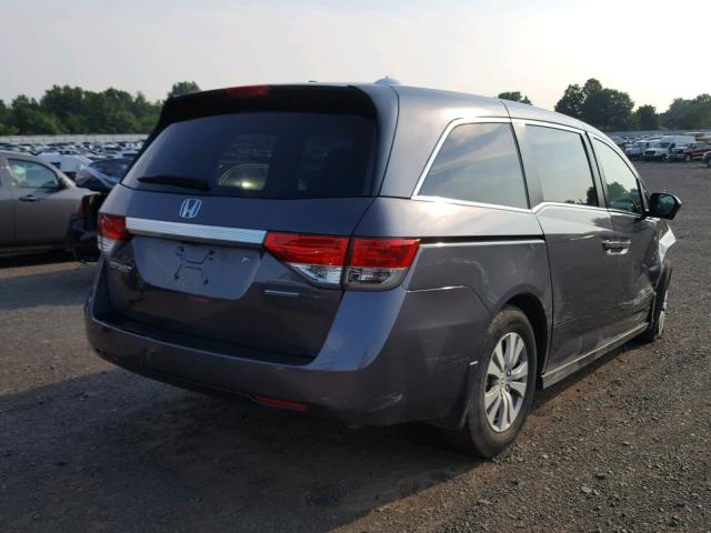 5FNRL5H31GB113574 - 2016 HONDA ODYSSEY SE GRAY photo 4