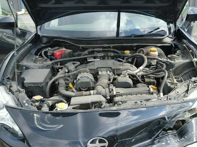 JF1ZNAA10D1718692 - 2013 TOYOTA SCION FR-S BLACK photo 7