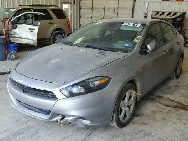 1C3CDFBB8GD667599 - 2016 DODGE DART SXT GRAY photo 2