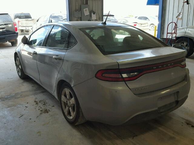 1C3CDFBB8GD667599 - 2016 DODGE DART SXT GRAY photo 3