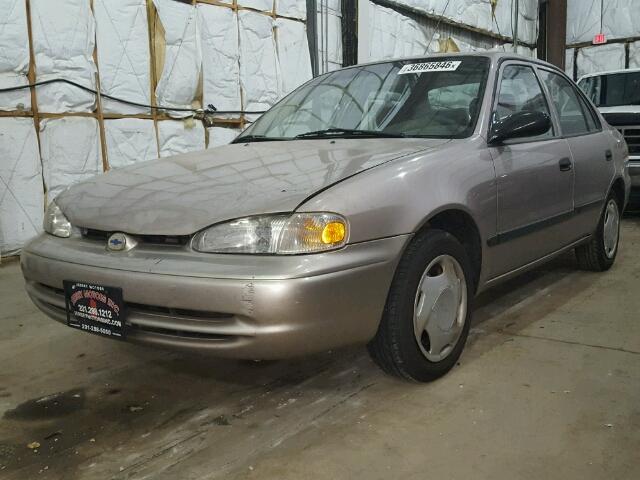 1Y1SK5281YZ436183 - 2000 CHEVROLET GEO PRIZM 金色 照片 2
