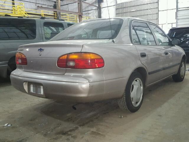 1Y1SK5281YZ436183 - 2000 CHEVROLET GEO PRIZM 金色 照片 4