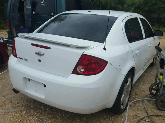 1G1AM58B067649804 - 2006 CHEVROLET COBALT WHITE photo 4