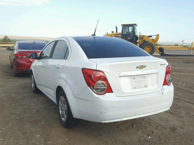 1G1JA5SH3D4207698 - 2013 CHEVROLET SONIC LS 白色 照片 3