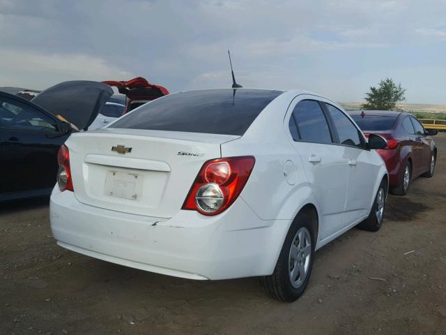 1G1JA5SH3D4207698 - 2013 CHEVROLET SONIC LS 白色 照片 4