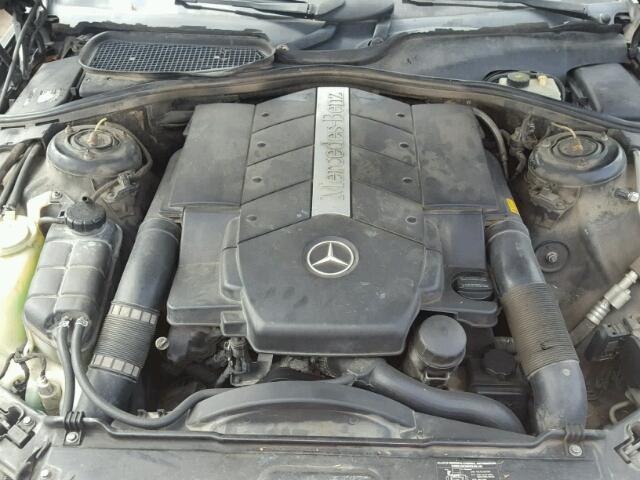 WDBNG75J22A225477 - 2002 MERCEDES-BENZ S BLACK photo 7