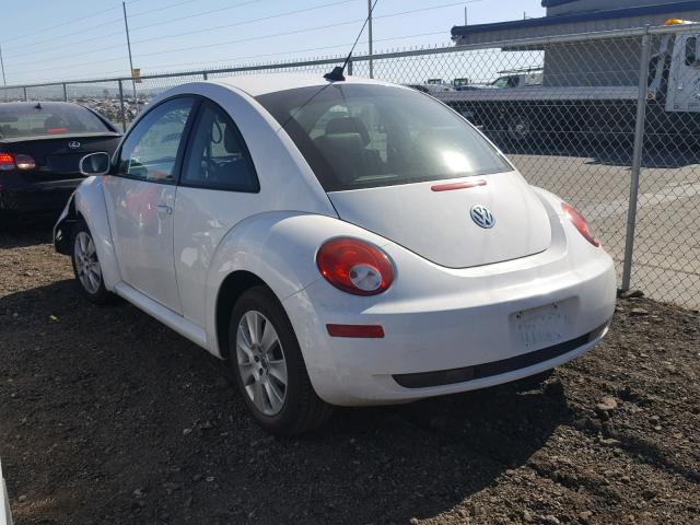 3VWPG31C29M511785 - 2009 VOLKSWAGEN NEW BEETLE თეთრი ფოტო 3