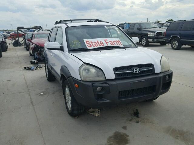 KM8JN12D97U686291 - 2007 HYUNDAI TUCSON SE WHITE photo 1