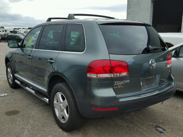 WVGZG77LX5D058642 - 2005 VOLKSWAGEN TOUAREG GREEN photo 3