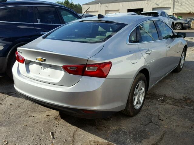 1G1ZB5ST2HF157116 - 2017 CHEVROLET MALIBU LS SILVER photo 4