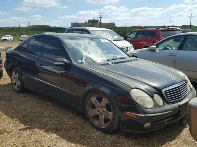 WDBUF70J74A508367 - 2004 MERCEDES-BENZ E BLACK photo 1