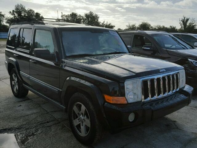 1J8HH48P67C650294 - 2007 JEEP COMMANDER BLACK photo 1