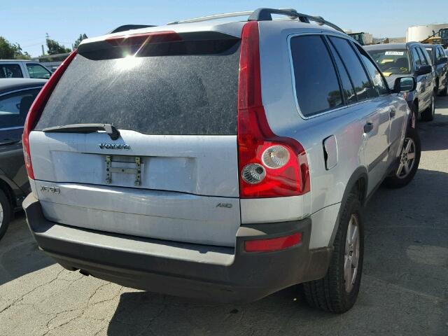 YV4CZ592361267279 - 2006 VOLVO XC90 SILVER photo 4