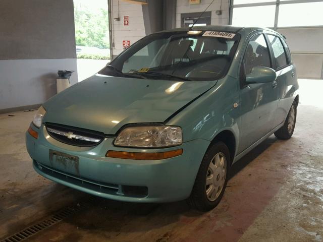 KL1TG626X5B458077 - 2005 CHEVROLET AVEO LT BLUE photo 2