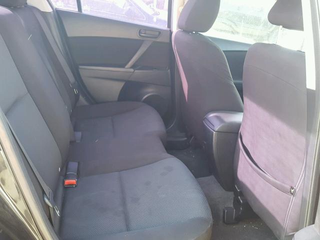 JM1BL1SF4A1277186 - 2010 MAZDA 3 I BLACK photo 6