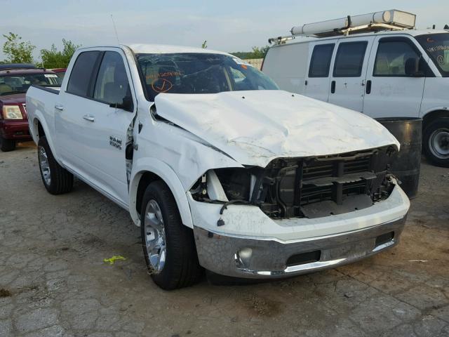 1C6RR7NTXJS120944 - 2018 RAM 1500 LARAM WHITE photo 1