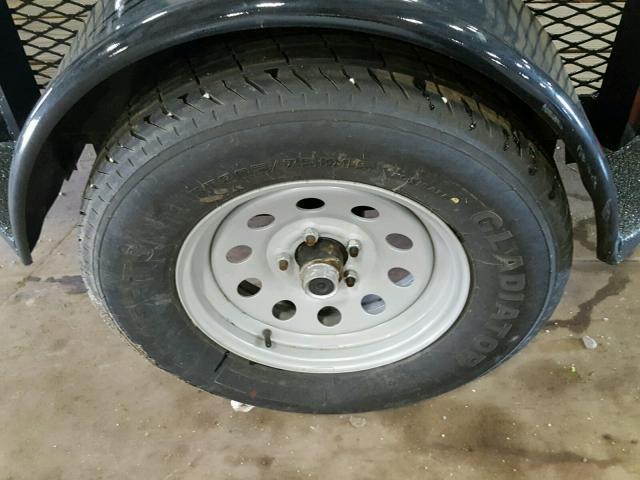 4ZESA1216G1116918 - 2016 UTILITY TRAILER BLACK photo 9