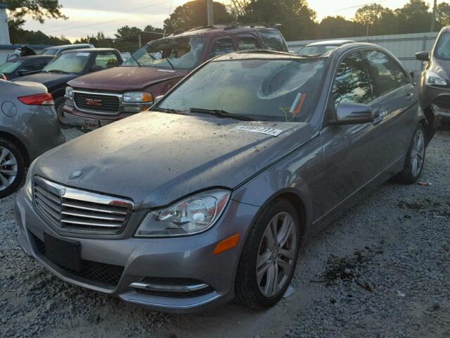 WDDGF4HB0DR242479 - 2013 MERCEDES-BENZ C 250 GRAY photo 2