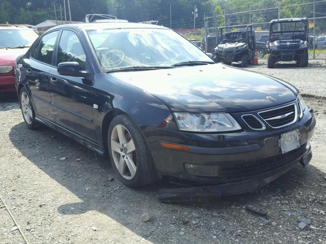 YS3FH41U071120678 - 2007 SAAB 9-3 AERO BLACK photo 1