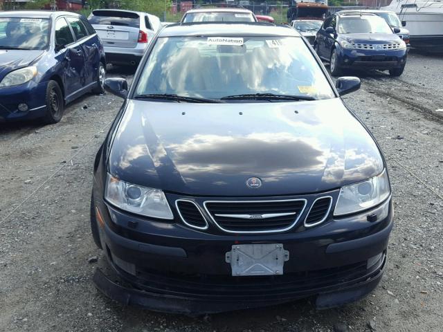 YS3FH41U071120678 - 2007 SAAB 9-3 AERO BLACK photo 9